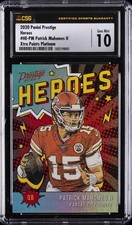 2020 PANINI PRESTIGE EXTRA POINTS PLATINUM PATRICK MAHOES II CSG 10 GEM MINT