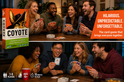 Coyote Card Game by Tim Ferriss & Exploding Kittens Party Game NEW