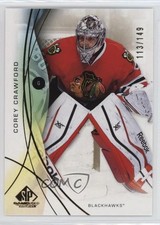 2024-25 Upper Deck SP Game Used Legends Gold 113/149 Corey Crawford #172 1os2
