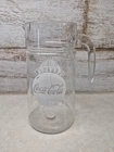 VINTAGE FRENCH GLASS COCA-COLA PITCHER