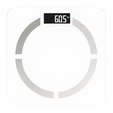 Digital Body Weight Scale Backlit Display High Precision LCD Backlit Scale WHITE