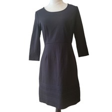 Talbots Black Ponte Knit Dress Size 2P