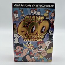 Giant 600 Vintage Cartoon Collection DVD 2008 12 Disc Set Popeye Betty Boop NEW