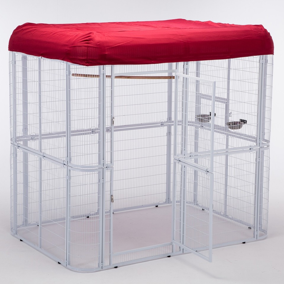 Large Walk in Aviary Bird Cage Parrot Macaw Flight Cage Finch Pet House ...