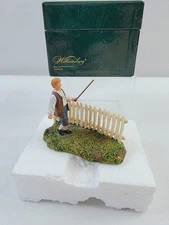 Lang and Wise Boy and Picket Fence 304897 Colonial Williamsburg Collectible