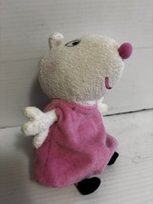Peppa Pig Suzy Sheep Plush Toy Stuffed Animal 6  Vintage Rare Fast Shipping