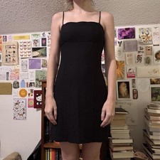 Black Cami Mini Dress From Urban Outfitters, Fits Sizes XS/S