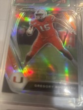 2021 Panini Prizm Draft Picks Silver Prizm Card #144 - Gregory Rousseau Rookie