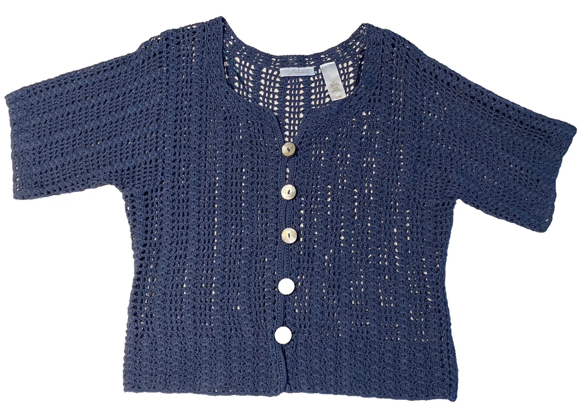 Pull Fantaisie JH Collectibles En Mélange De Soie - Taille 1X - Col V - État Très Bon (occasion)
