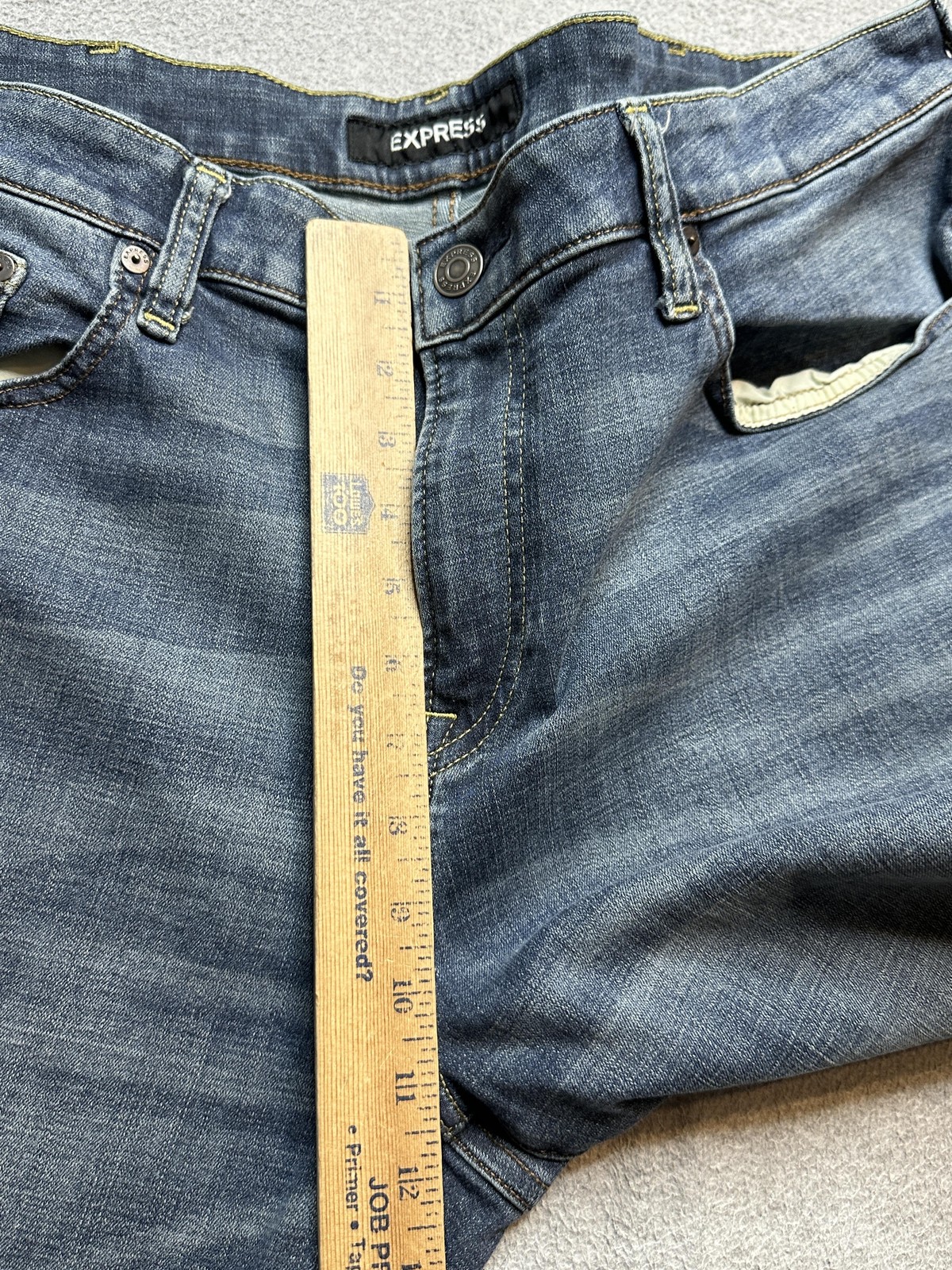 Express Hyper Stretch Classic Boot Jeans Mens 40x… - image 6