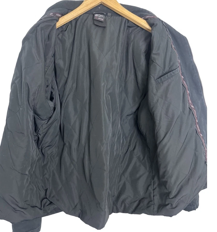 Alpinestars Men's Sportswear Zip Up Black Lined Jacket Size 2XL - Bild 4 von 4