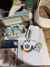 Unisex Llama Baby Shower Essentials Basket, Mom  Newborn Welcome Home Gift