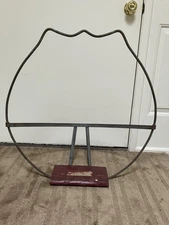 RARE POLL PARROT Shoes Dealer Metal & Wood Store Swing Display Advertisement