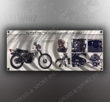 VINTAGE YAMAHA 1978 XT500 MOTORCYCLE BANNER