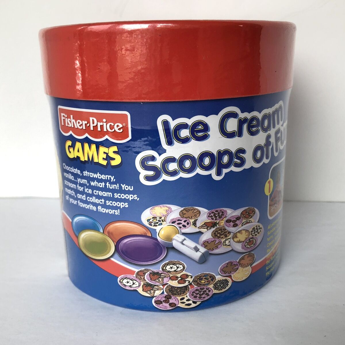 Fisher Price Ice Cream Scoops Of Fun - Matching Card Game 