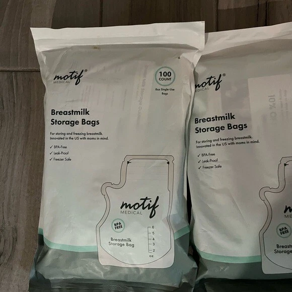 Bolsas de almacenamiento de leche materna MOTIF AND NUK Foto 2 de 3