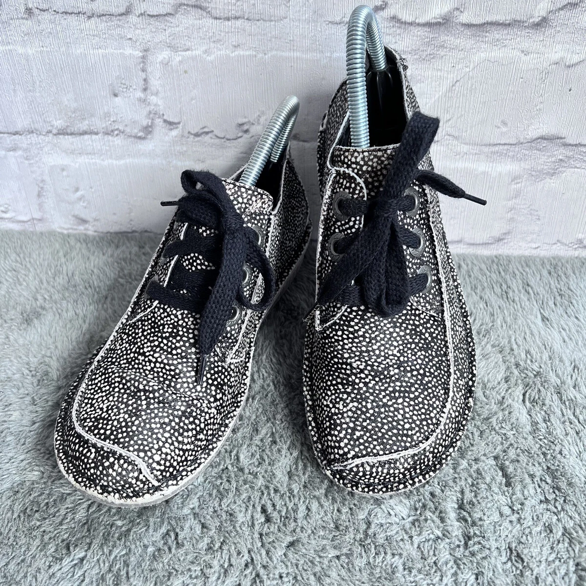 CLARKS FUNNY DREAM ANIMAL PRINT SIZE UK 4.5 D EXCELLENT CONDITION