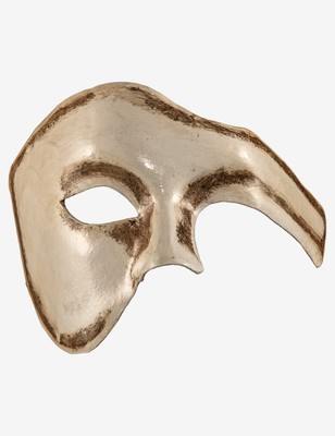 Venezianische Halbmaske – Phantom Der Oper Look, Blau/schwarz/silber, Für Karneval & Halloween