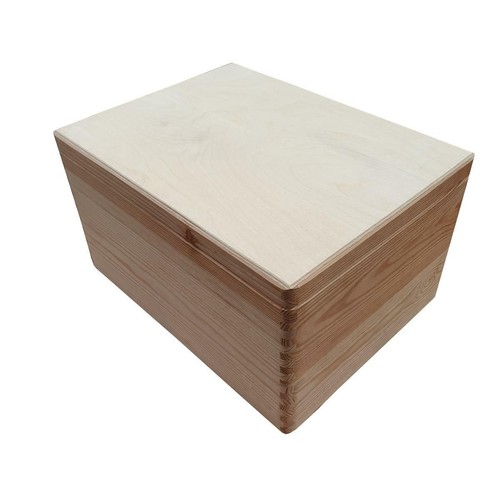 LARGE WOODEN BOX, TOY BOX, 40 CM LONG, WITHOUT HANDLE FOR DECOUPAGE eBay