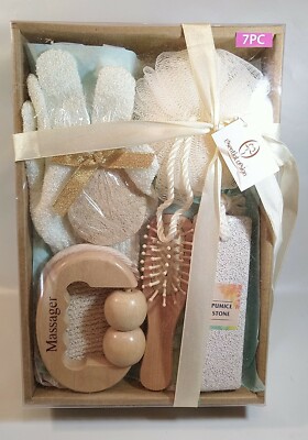 Essential Design Bath Beauty Accessories 7 pc Set Gift Set Brand New !! 