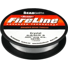 Fireline Braided Crystal Beading Thread .006 In 50 Yd