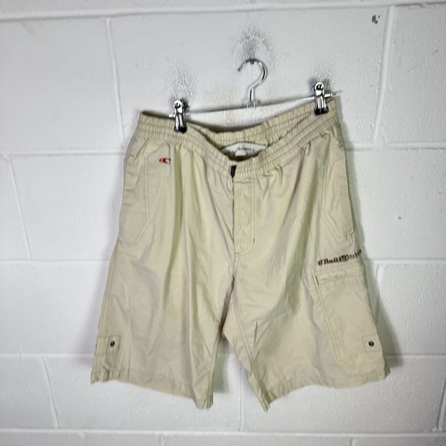 Vintage O'Neill Shorts Mens Medium Beige Tan Cargo Surfer Skater Baggy Y2K Surf* - Picture 2 of 12