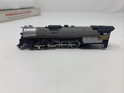 N Scale Bachmann Locomotive 809 Overland 4-8-4 & Tender Works. Read Description - 第 3/22 張圖片