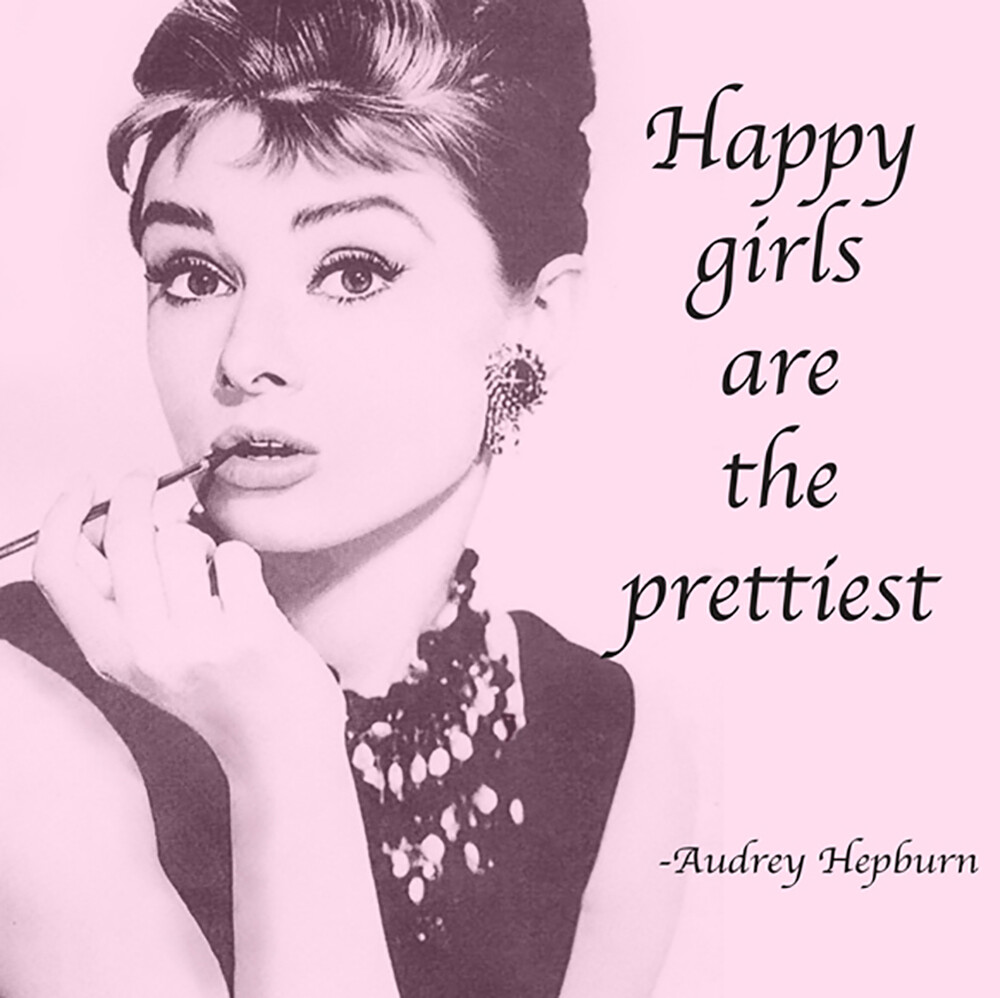 Audrey Hepburn Quote 6x6 Mini CANVAS Gallery Wrap can HANG or SIT
