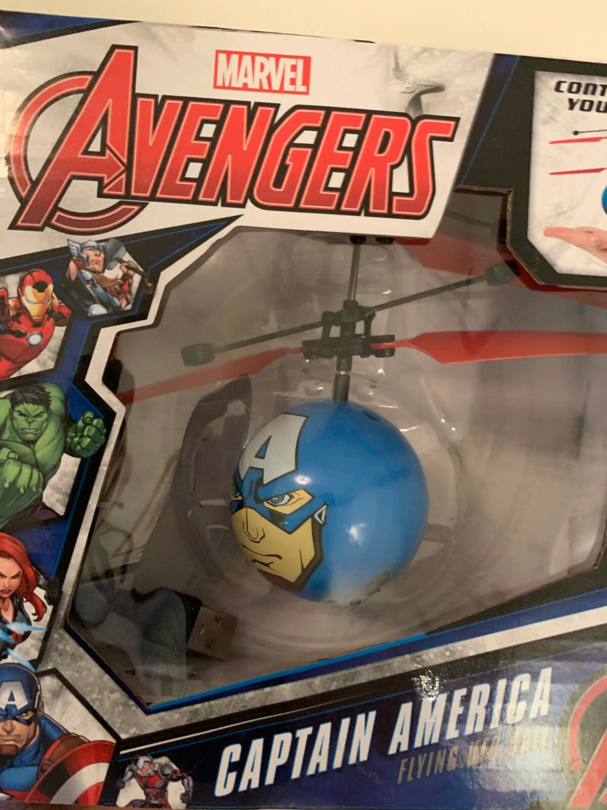 captain america flying toy
