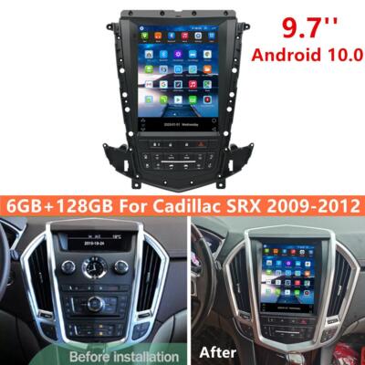 9.7'' Android Stereo Radio GPS WiFi DSP 6+128GB For Cadillac SRX 2009-12 Carplay