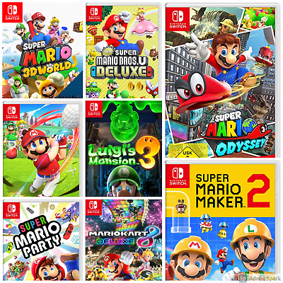 All Mario Games on Nintendo Switch 