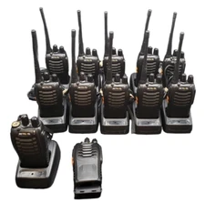 Lot of 11 Retevis H-777 Walkie Talkies with Battery Charger and USB PLUG, ⏬READ⏬