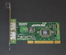 Promise eSATA 300 TX2 PCI Disk Controller Card, PC *Used* 0528-01, Rev A1