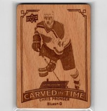 2023-24 UD Engrained Carved In Time Chris Pronger #CT-13