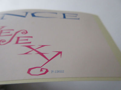 Prince Lovesexy Japan Vinyl LP OBI Sticker w Fold Promo Poster