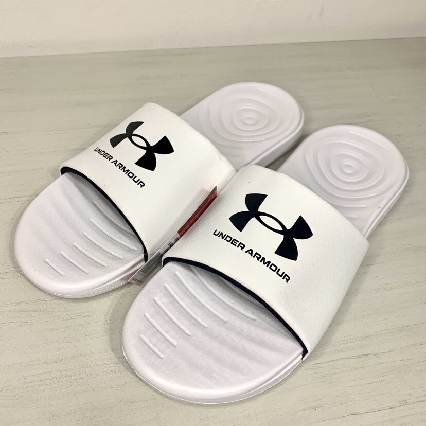 Under Armour Ansa Fix Slide Sandals White Men display picture 3