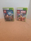 Lot Of 2 Lego Xbox 360 Games Harry Potter Years 1-4 And Marvel Super Heros CIB
