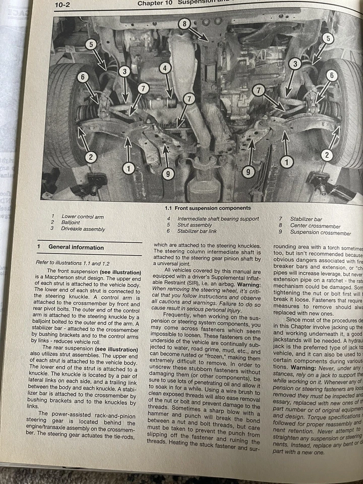 Geo Storm 1990 thru 1993 Haynes Repair Manual 40030 - Image 3 of 3