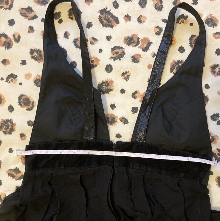 Kate Moss x Topshop black silk dress size US 4 Eur 36 image 8