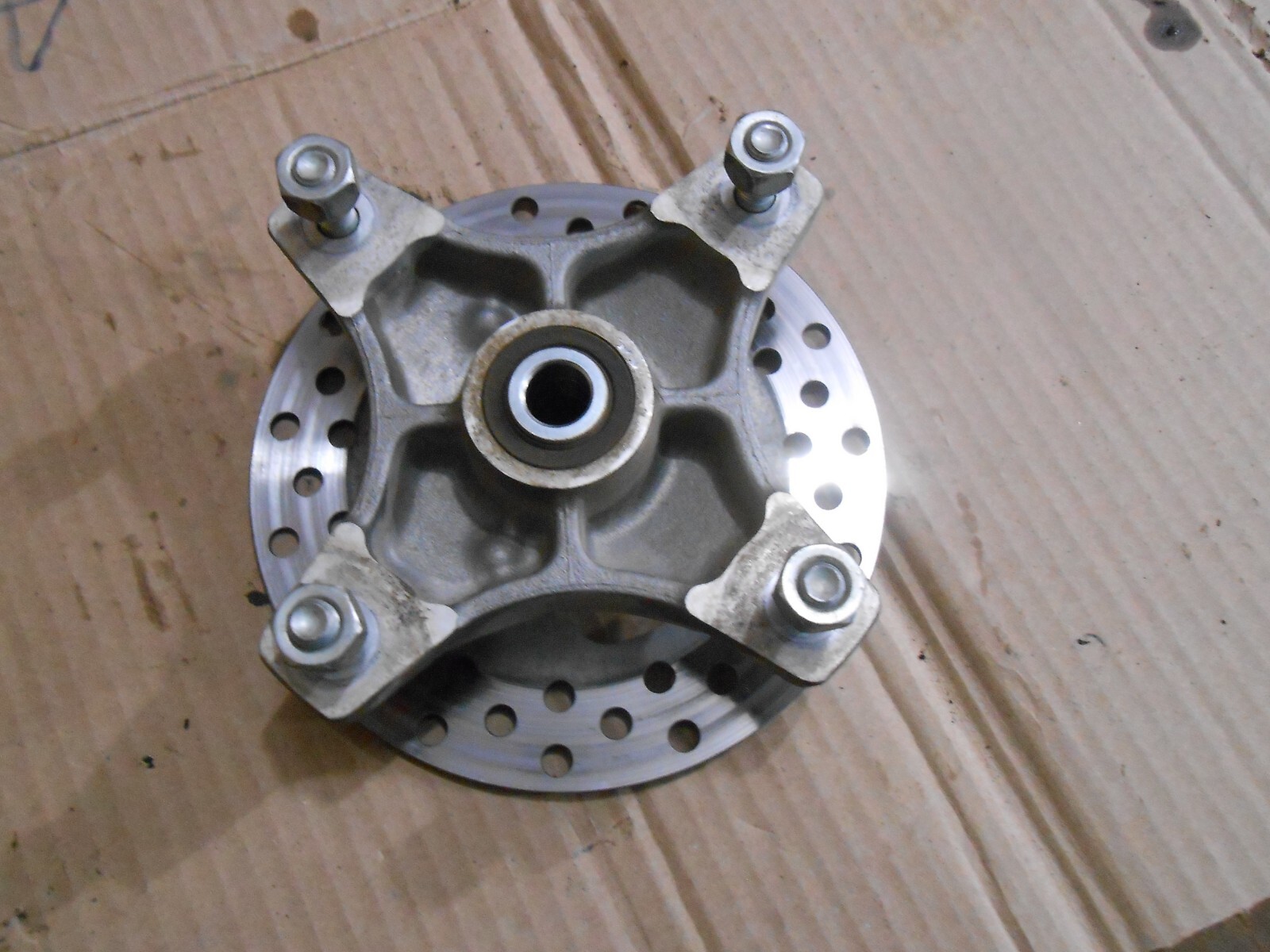 Honda TRX450 ER TRX 450er 08 2008 front hub brake rotor disc wheel lug ...