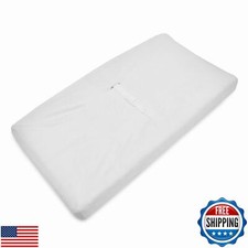 American Baby Company Heavenly Soft Chenille Fitted Contoured Changing Pad Co