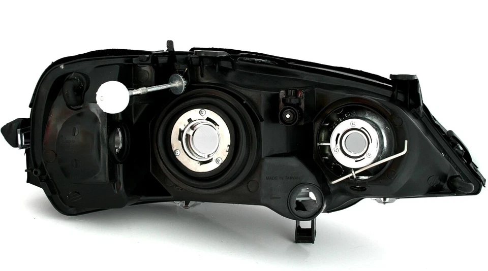 Scheinwerfer Set in Schwarz für Opel Astra G 1998-2004 H7 HB3 für elektr LWR TYC - Bild 3 von 3