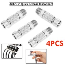 4PCS Airbrush Quick Release Disconnect Coupler 1/8" Adapter Fitting Air Hose