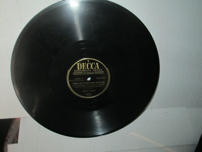 ERNST NASER - 3RD MAN THEME / CAFE MOZART WALTZ rare 78 rpm Decca England VG++