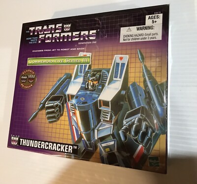 Transformers THUNDERCRACKER Commemorative Series lll 2002 G1 AFA READY NEW MISB!