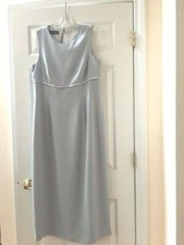 REDUCED 01/27 Donna Morgan Dress Gray Beaded 14-16 BONUS COSMETIC BRUSHES