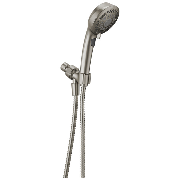 Delta 7-Setting Hand Shower Satin Nickel-Certified Refurbished