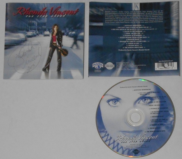Rhonda Vincent - One Step Ahead - autographed U.S. cd | eBay