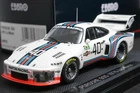 Ebbro 43768 1:43 Scale Martini Porsche 935 Group 5 Le Mans 1976 Die Cast Model