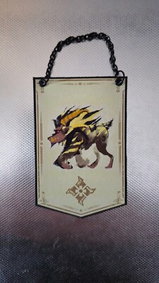Mh Rise Rajang Monster Hunter Rise Furious Rajang Custom Made Mini Cloth Banner | eBay